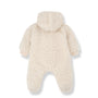 Floriane Teddy Fleece Baby Pramsuit (Ecru)